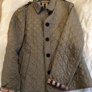 Auth Burberry tan color women’s jacket size L